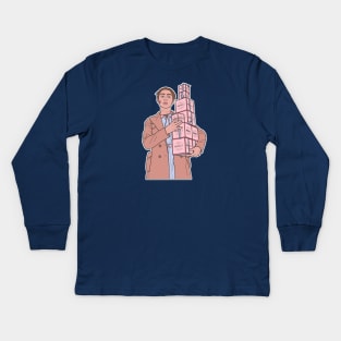 Agatha - The Grand Budapest Hotel Kids Long Sleeve T-Shirt